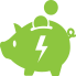 BuildingIQ icon piggybank